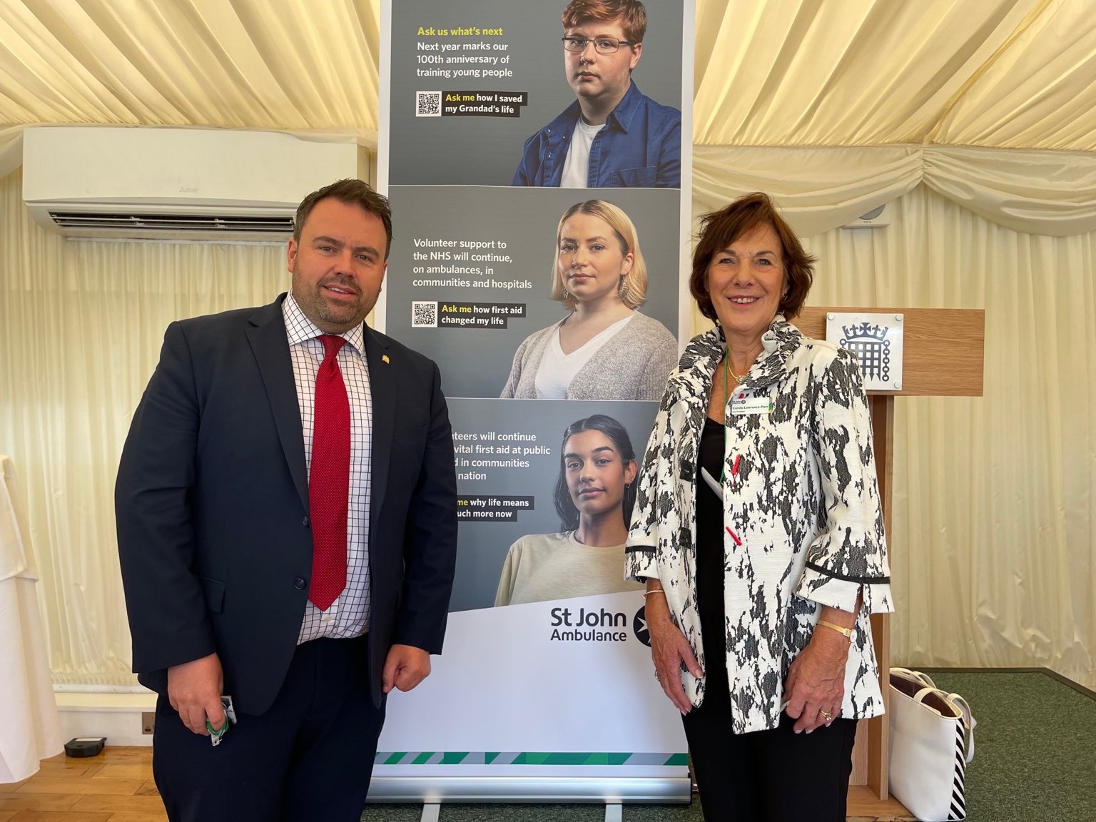 MP hails success of St John Ambulance as nation’s Ambulance Auxlliary ...