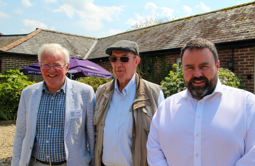 Stewart Palmer, Les Scarth, and Chris Loder MP