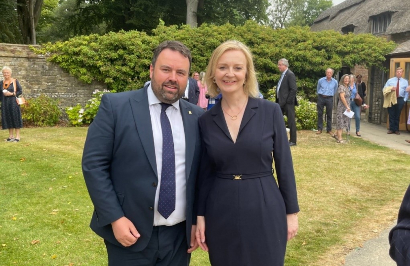  chris loder mp with liz truss