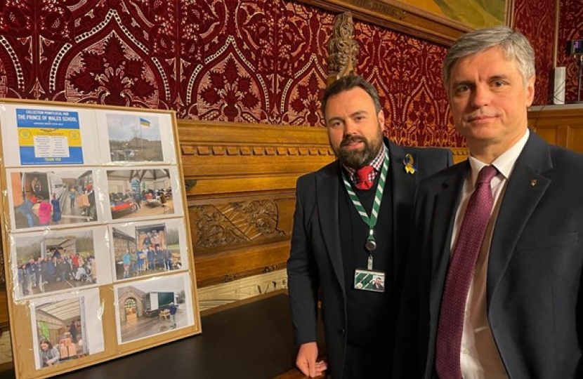 Chris Loder MP with Ukrainian Ambassador