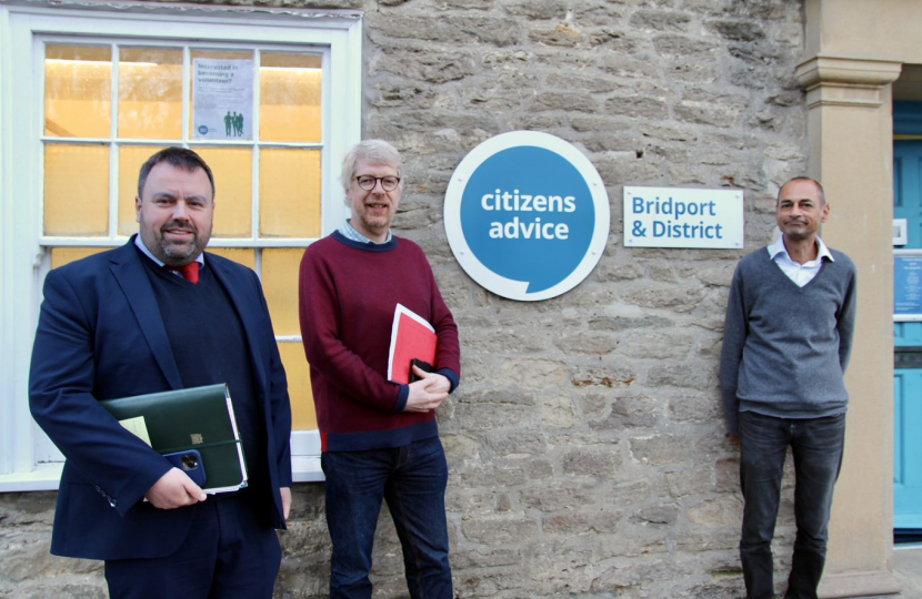 Chris Loder MP at Bridport Citizens Advice