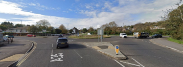 A35 roundabout at Bridport