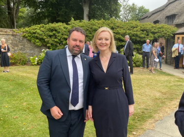  chris loder mp with liz truss