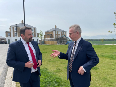 Chris Loder with Michael Gove